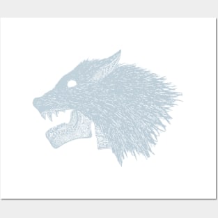 Snow Wolf Posters and Art